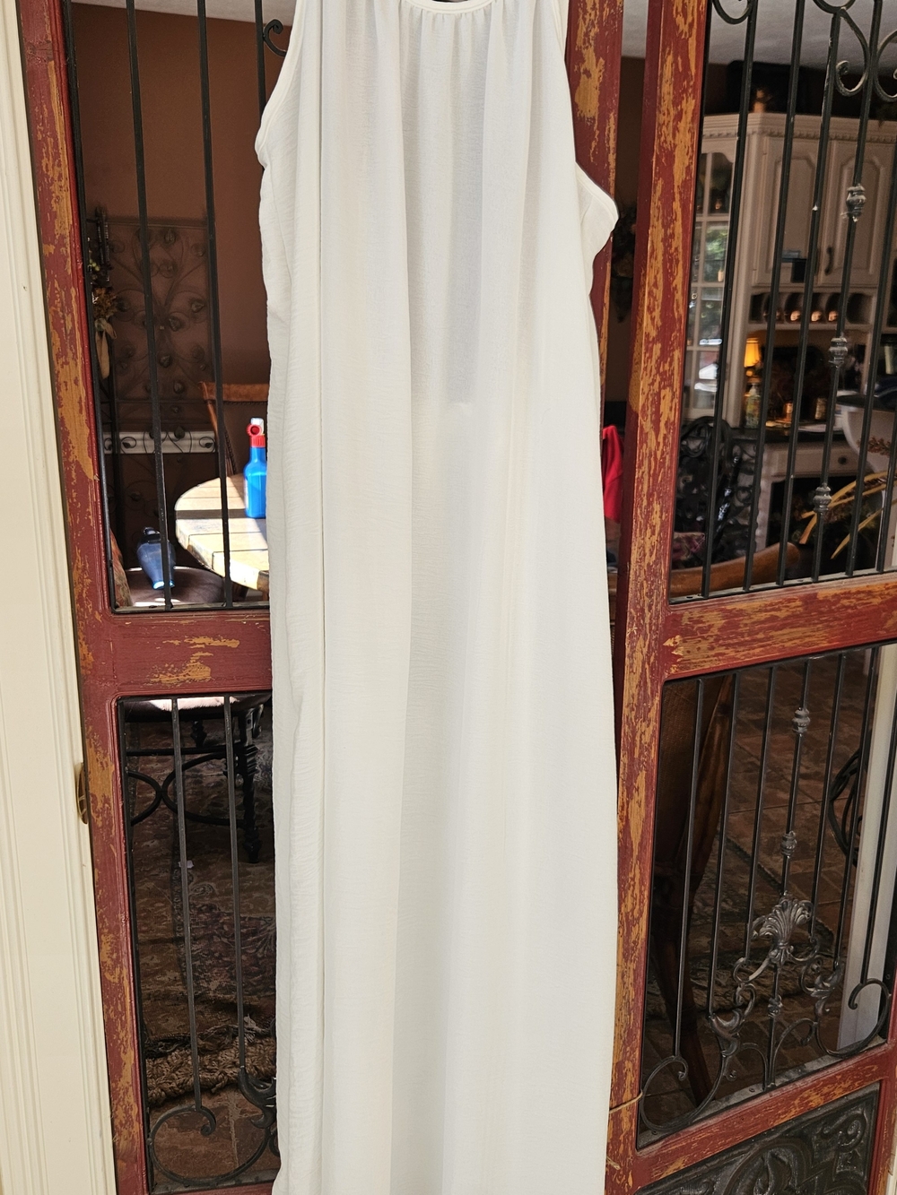 White Backless Dress/coverup